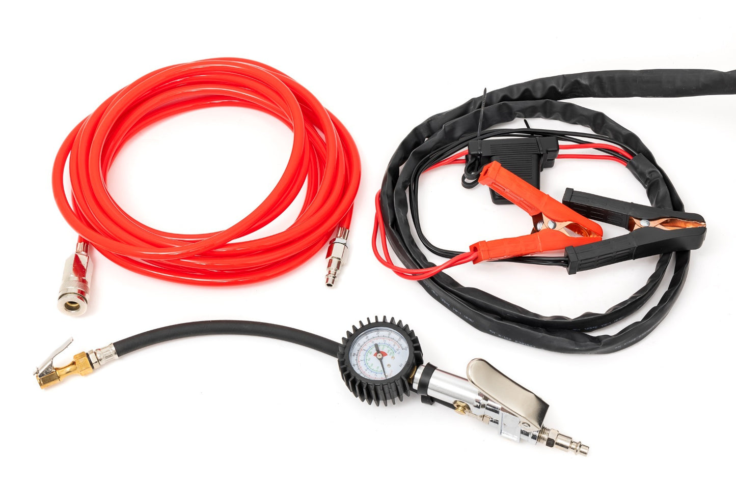 Portable Twin Motor Air Compressor w/Carry Case; 12Volt; 150PSI; 6.16 CFM RS208A