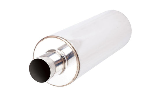 XFORCE Exhaust RS5-1476 - Stainless Steel Round Exhaust Resonator