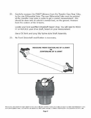 RT Off-Road - Slip Yoke Eliminator Kit - RT24005