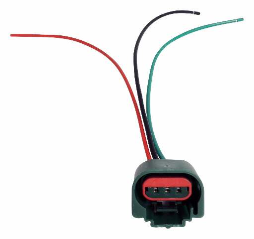 Fits 2018-2021 Wrangler w/ Halogen Headlights; Headlight Connector -RT28110-CRN