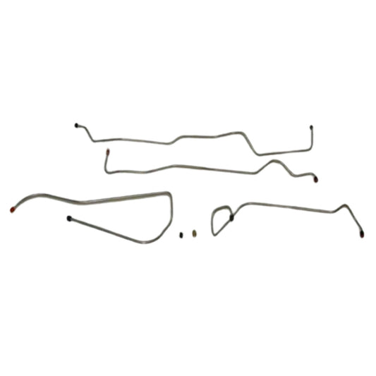 1966-69 Dodge Charger Transmission Cooler Lines Hemi 4 Piece Steel - RTC6603OM - Transmission Lines Car Part People