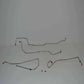 1966-70 Dodge Charger Transmission Cooler Lines w/ Auxiliary Cooler - RTC6605SS - Transmission Lines Car Part People