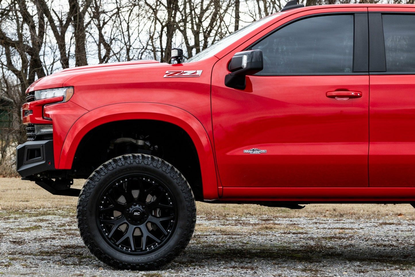 Fits Silverado 1500(19-24) Fender Flares Sport GAZ Summit White S-C12210-GAZ
