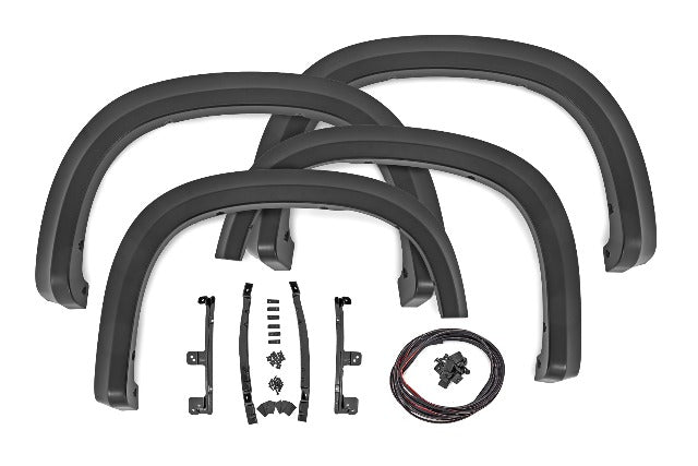 Fits Silverado 1500(19-24) Fender Flares Sport GAZ Summit White S-C12210-GAZ