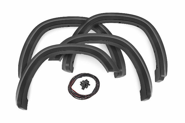 Fits Ram 1500 (2019-2024) Sport Fender Flares PXR Brilliant Black S-D10914-PXR