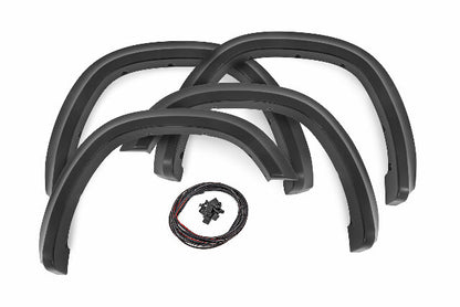 Fits Ram 1500 (2019-2024) Sport Fender Flares PXR Brilliant Black S-D10914-PXR