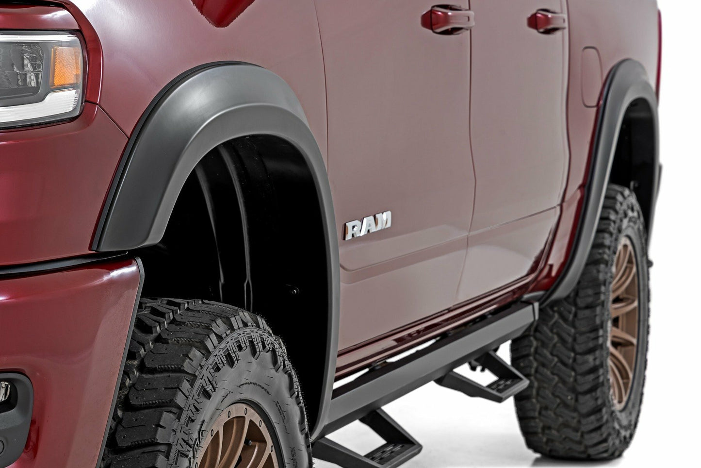 Fits Ram 1500 2&4WD (2025) Fender Flares; Sport; PRV Delmonico Red S-D319205-PRV