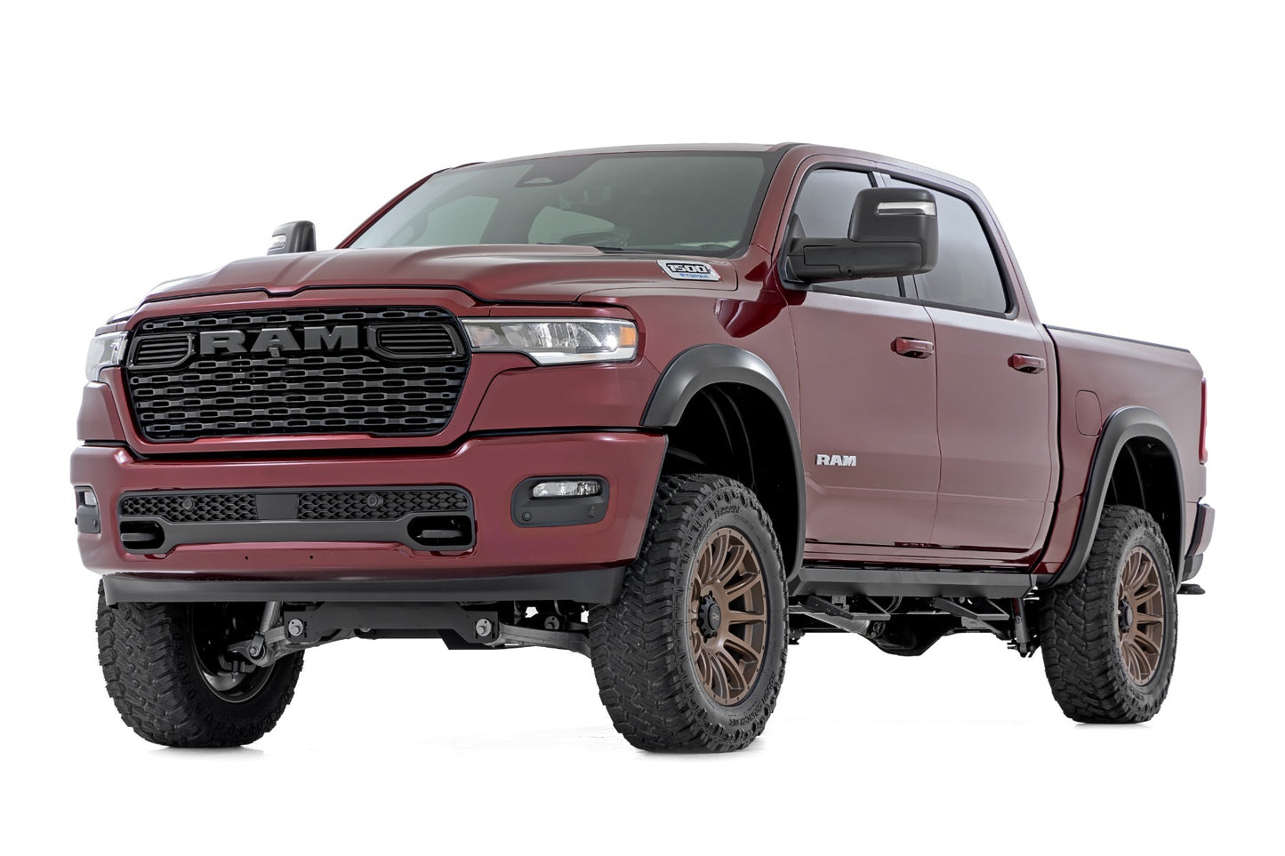 Fits Ram 1500 2&4WD (2025) Fender Flares; Sport; PSC Billet Silver S-D319205-PSC