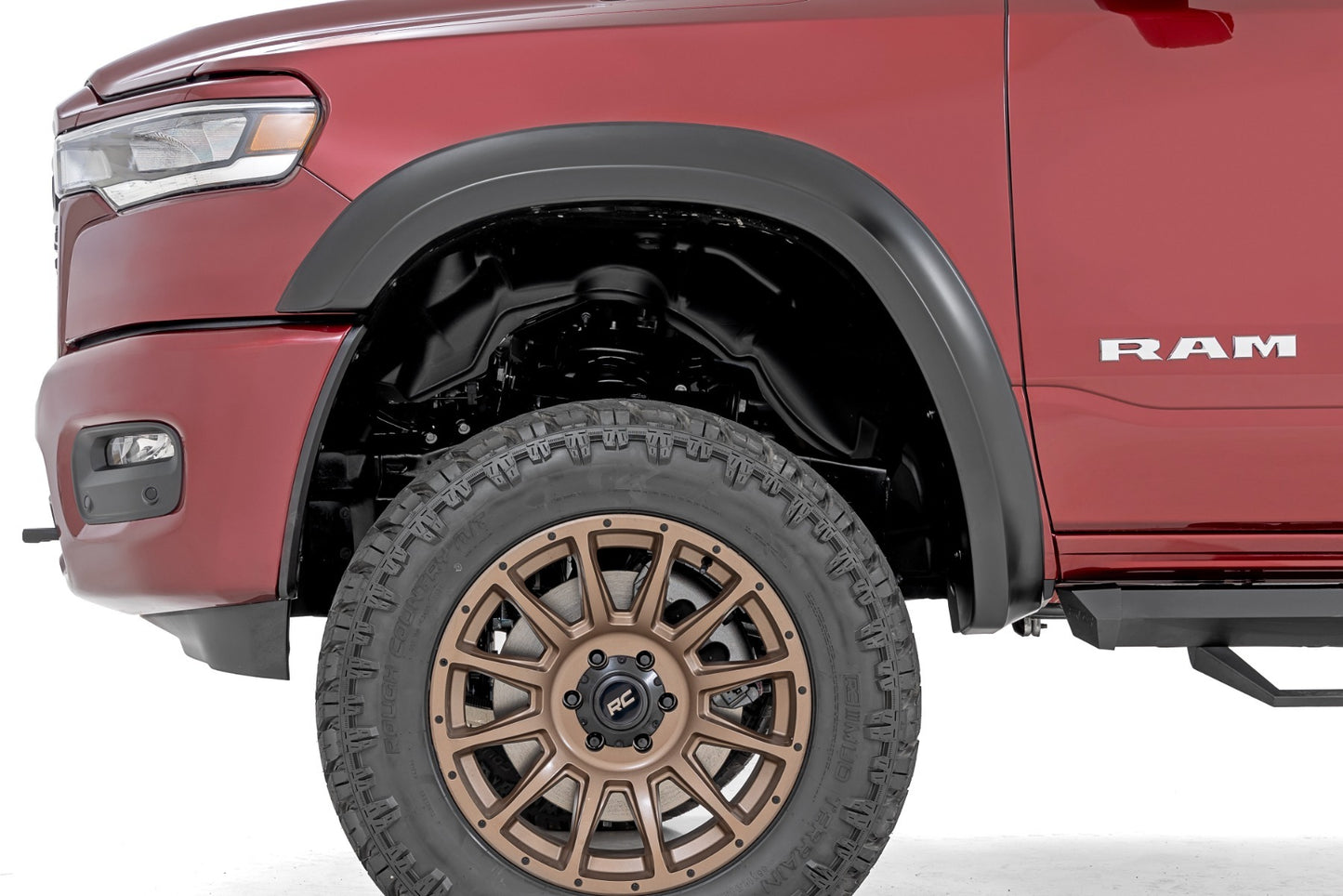 Fits Ram 1500 2&4WD (2025) Fender Flares; Sport; PSC Billet Silver S-D319205-PSC