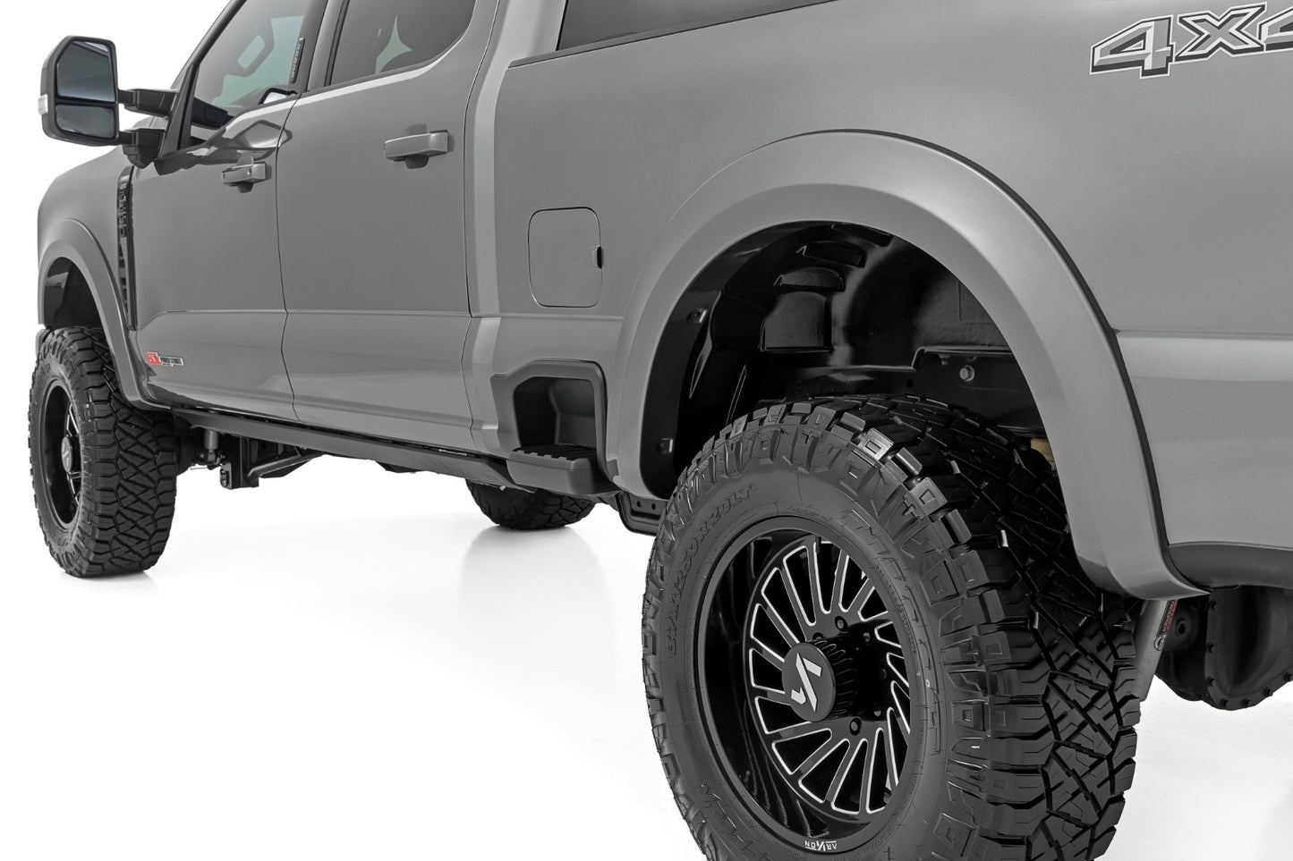 Fits Ford F-250 SD (23-24) Sport Fender Flares JS Iconic Silver S-F20231-JS