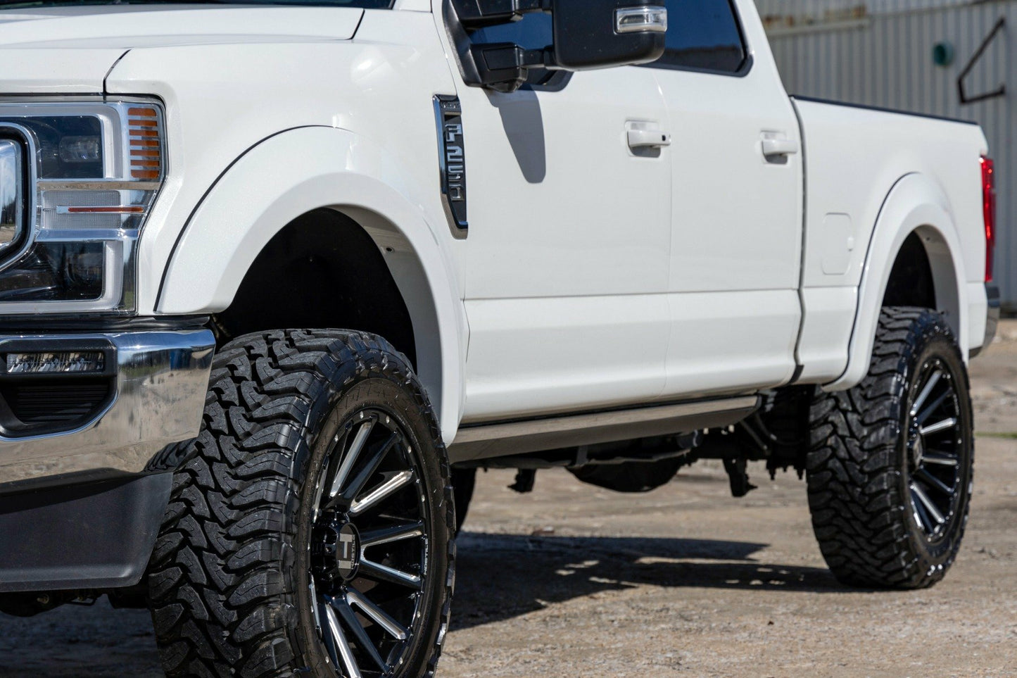Fits Ford F-250 SD (17-22) Fender Flares Sport G1 Absolute Black S-F21112-G1