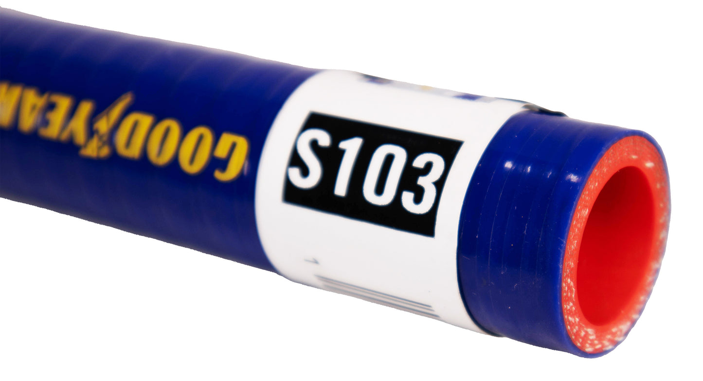 Fits 1984-88 GMC General Goodyear S103 Silicone Coolant Straight Hose