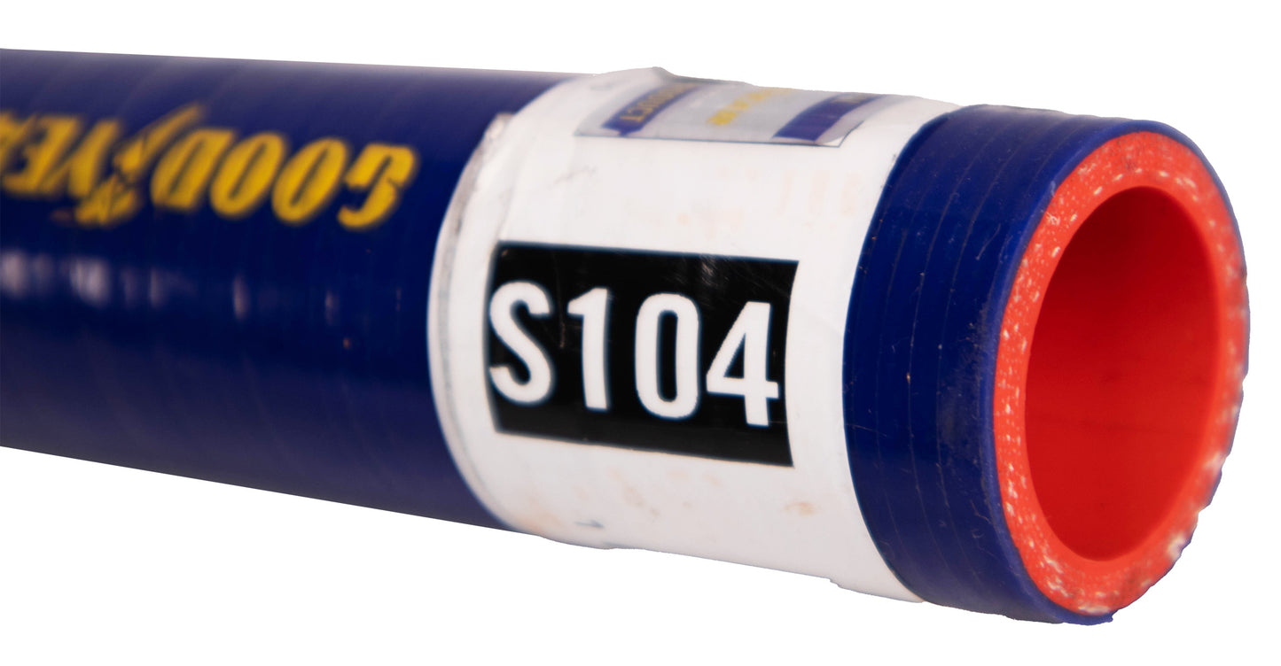 Goodyear S104 Silicone Coolant Straight Hose,1.125in. I.D, 36 in. Length