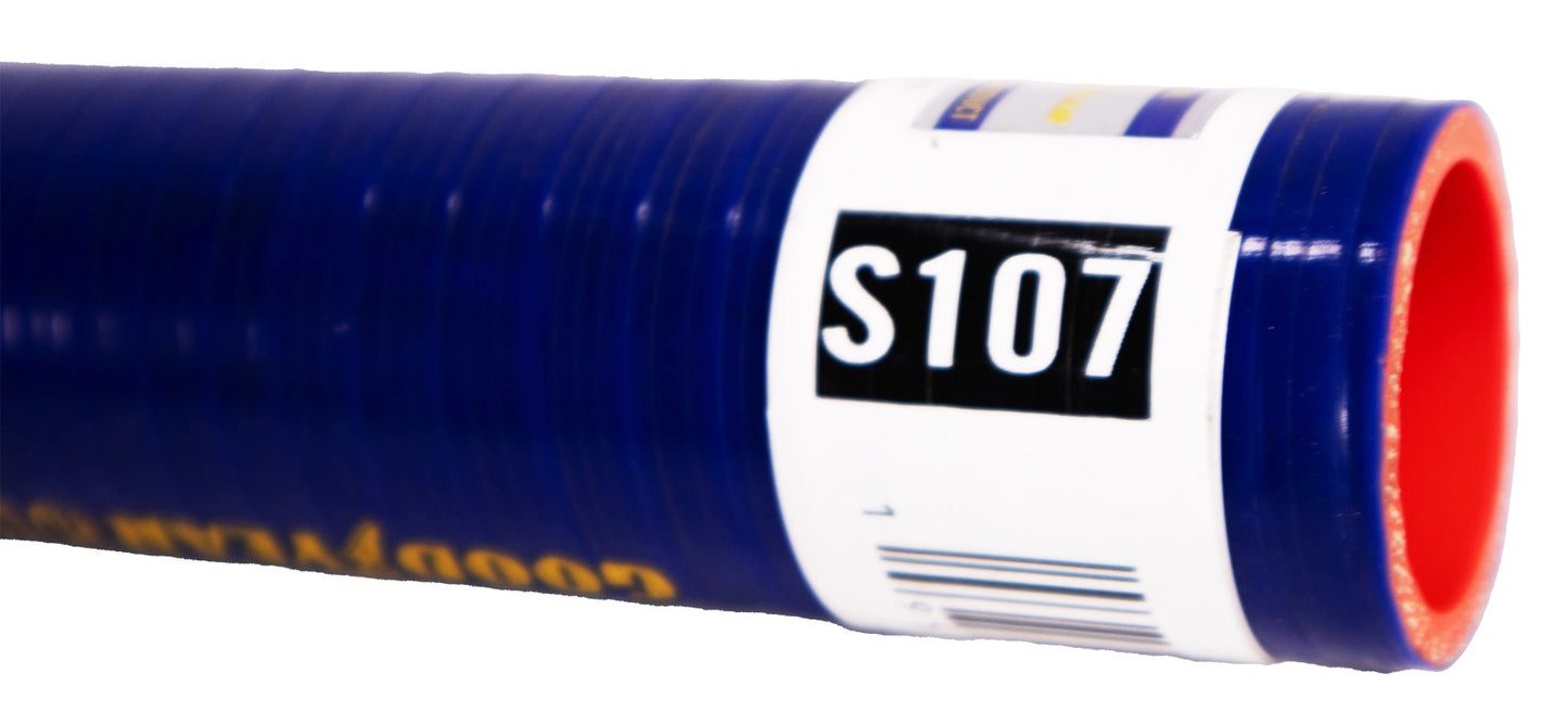 Fits 1989 Iveco EuroTurbo 335T Goodyear S107 Silicone Coolant Straight Hose