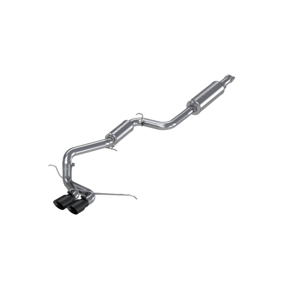 Fits 2013-2018 Ford Focus 3in. Cat Back; Dual Center Outlet; T409 - S4200409BT - Cat Back Exhaust Car Part People