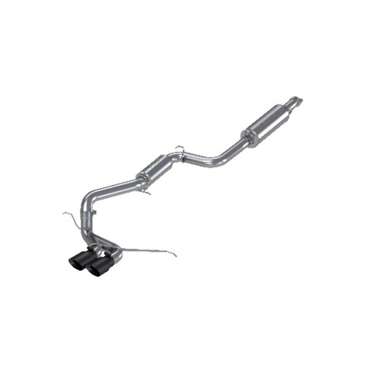 Fits 2013-2018 Ford Focus 3in. Cat Back; Dual Center Outlet; T409 - S4200409BT - Cat Back Exhaust Car Part People