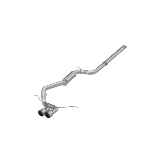 Fits 2013-2018 Ford Focus 3in. Cat Back; Dual Center Outlet; Race; AL - S4201AL - Cat Back Exhaust Car Part People