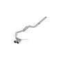 Fits 2013-2018 Ford Focus 3in. Cat Back; Dual Center Outlet; Race; AL - S4201AL