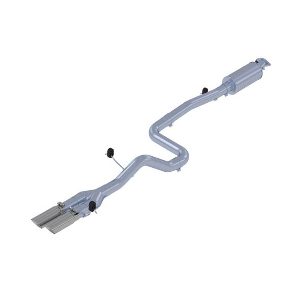 Fits 2014-2019 Ford Fiesta 3in. Cat Back; Dual Outlet; AL - S4202AL - Cat Back Exhaust Car Part People