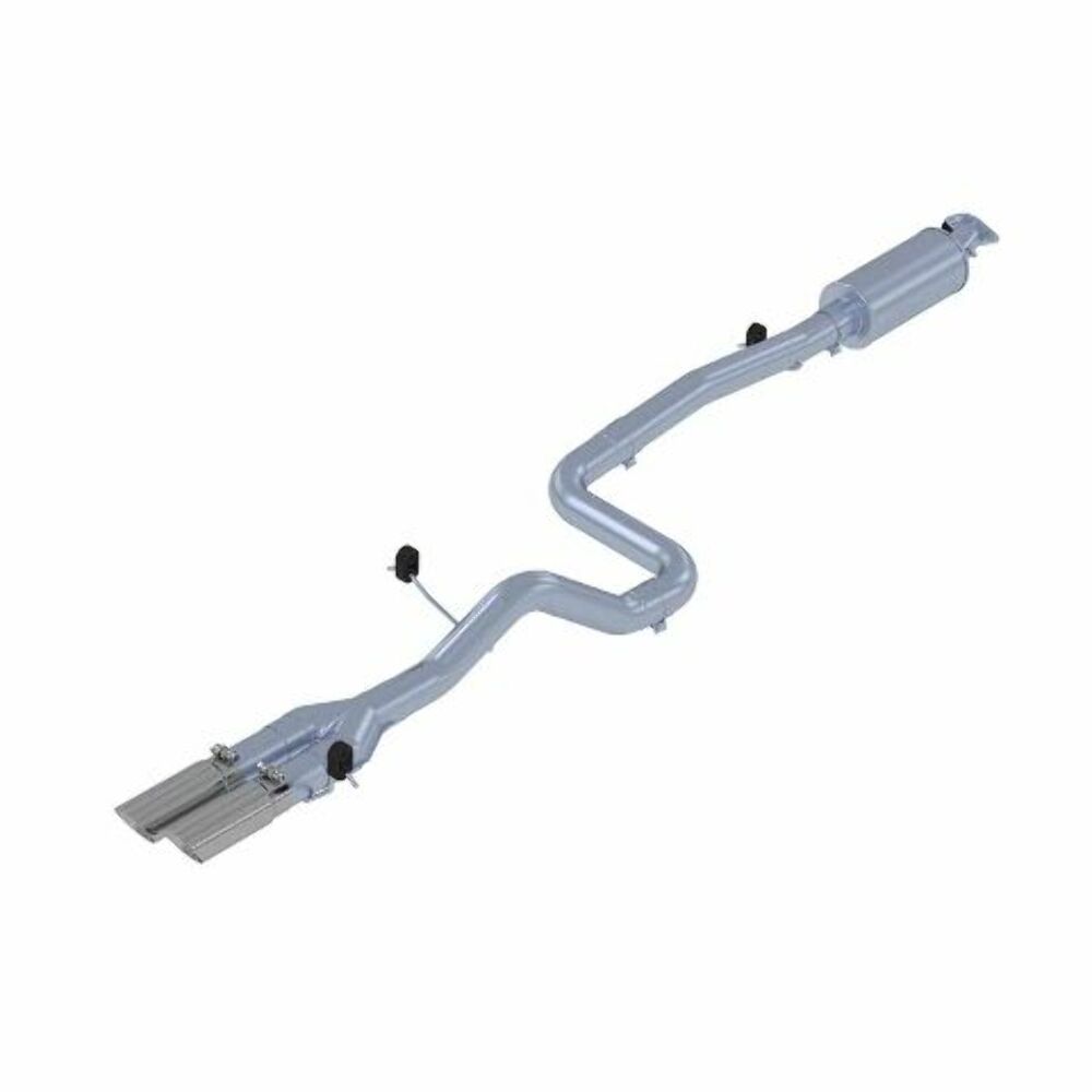 Fits 2014-2019 Ford Fiesta 3in. Cat Back; Dual Outlet; AL - S4202AL - Cat Back Exhaust Car Part People