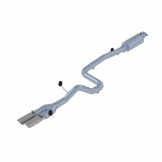 Fits 2014-2019 Ford Fiesta 3in. Cat Back; Dual Outlet; AL - S4202AL - Cat Back Exhaust Car Part People