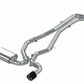 Fits 20-24 Toyota GR Supra 3" Cat Back Dual Rear w/Carbon Fiber Tips-S43003CF