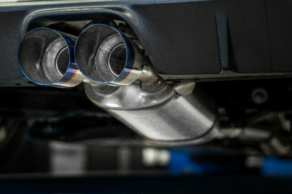 Fits 2023-24 GR Corolla 3" Cat Back Dual Center Rear Outlet w/Dual Tips-S43033BE - Cat Back Exhaust Car Part People