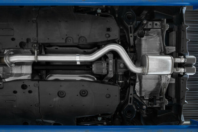 Fits 23-24 GR Corolla S/S 3" Cat Back Dual Center Rear w/Carbon Tips-S43033CF