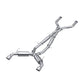 Fits 2016-2024 INFINITI Q50 3" Cat Back, Dual Rear, T304 - S4405304
