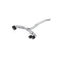Fits 15-24 Nissan GT-R 3.5" CatBack, Dual Split Rear, T304, Quad CF Tip-S44073CF