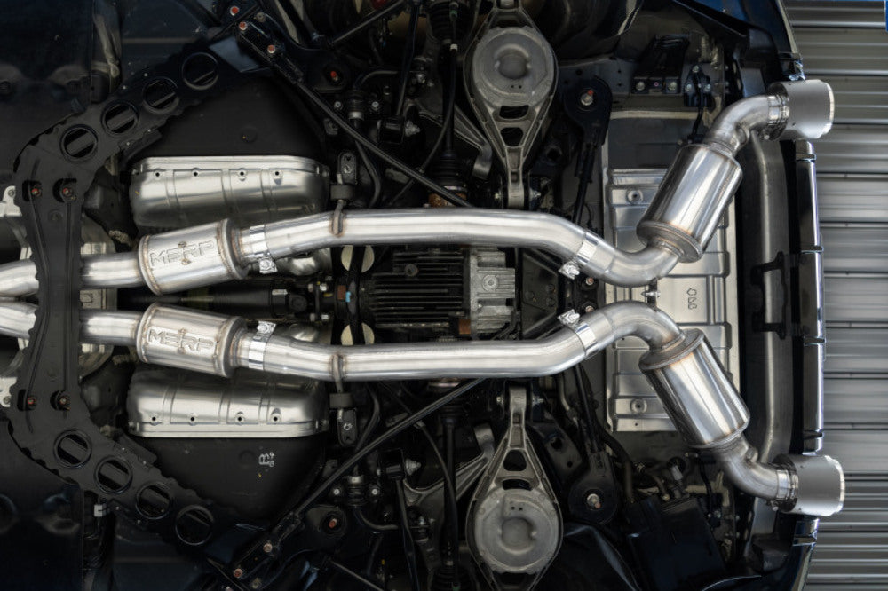 Fits 2023-2024 Nissan Z 3" Cat Back, Dual Rear, T304 - S4408304