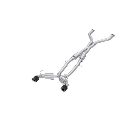 Fits 2023-2024 Nissan Z 3" Cat Back, Dual Rear, T304 CF - S44083CF
