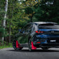 Fits 2019-2020 Mazda 3 2.5" Axle-Back; Dual Rear Exit; CF - S44503CF - Axle Back Exhaust Car Part People