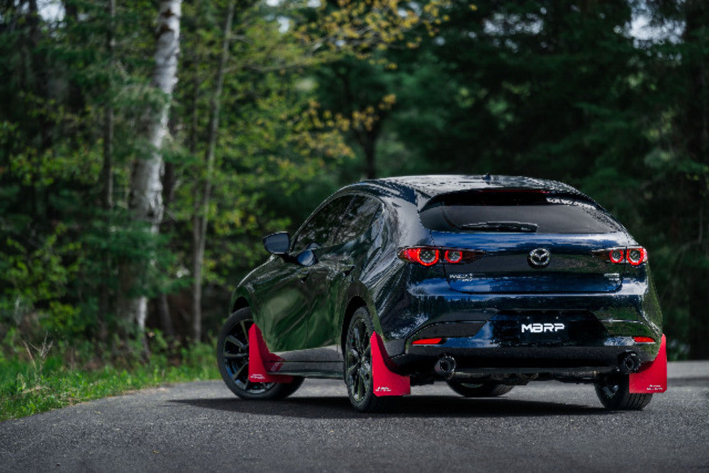 Fits 2019-2020 Mazda 3 2.5" Axle-Back; Dual Rear Exit; CF - S44503CF - Axle Back Exhaust Car Part People