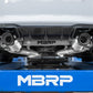 Fits 2019-2021 BMW M2 3in. Resonator-Back; Quad Rear Exit; T304 - S45023CF - Resonators Car Part People