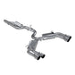 Fits 2015-2020 Audi S3 3" Cat Back, Quad Split Rear, T304 - S4601304