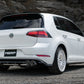 Fits 2015-2019 Volkswagen Golf R 3" Cat Back Quad Rear Exhaust w/CF-S46033CF - Cat Back Exhaust Car Part People