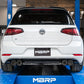 Fits 2015-2019 Volkswagen Golf R 3" Cat Back Quad Rear Exhaust w/CF-S46033CF - Cat Back Exhaust Car Part People