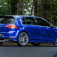 Fits 15-19 VW Golf R S/S 3" Cat Back Quad Split Rear Exit w/Carbon Tips-S46053CF