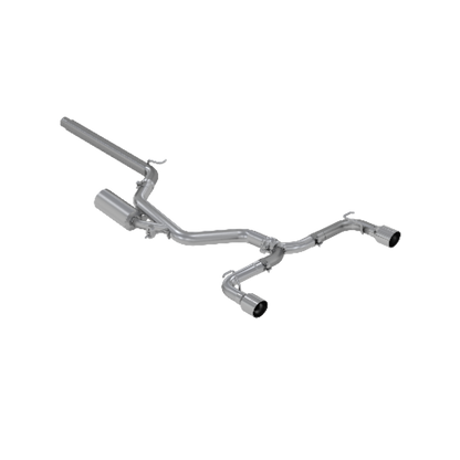 Fits 15-21 Volkswagen GTI 3" Cat Back Dual Split Rear Street Version-S4606304 - Cat Back Exhaust Car Part People
