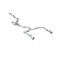 Fits 2022-23 Volkswagen Jetta 3" Cat Back; 2.5in Dual Split Rear; T304-S4615304