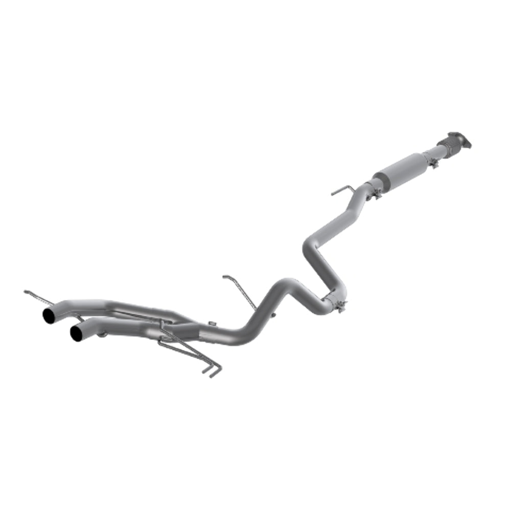 Fits 2013-2017 Hyundai Veloster 2 1/2" Cat Back, Dual Exit, AL - S4702AL - Cat Back Exhaust Car Part People