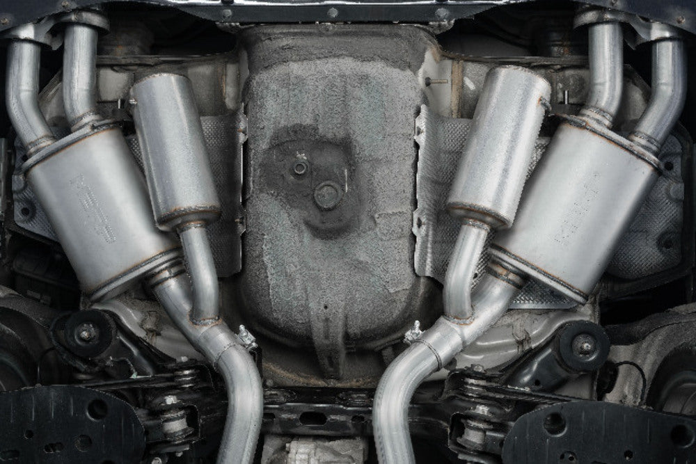 Fits 2018-2021 Kia Stinger 2.5" Cat Back, Dual Split Rear, T304 - S4704304