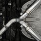 Fits 2022-24 Kia Forte 3" Axle-Back; Dual Split Quad Rear Exit; T304-S47113CF - Axle Back Exhaust Car Part People