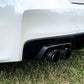 Fits 15-16 Subaru WRX 3" Cat Back Dual Split Rearwith Carbon Fiber Tips-S48003CF - Cat Back Exhaust Car Part People