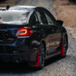 Fits 15-16 Subaru WRX 3" Cat Back Dual Split Rearwith Carbon Fiber Tips-S48003CF - Cat Back Exhaust Car Part People