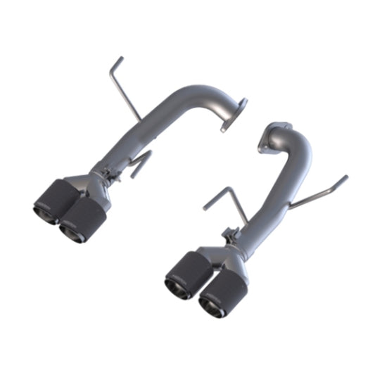 Fits 2017-21 Subaru WRX 2.5" Axle Back Dual Split Rear w/Carbon Tips-S48013CF - Axle Back Exhaust Car Part People