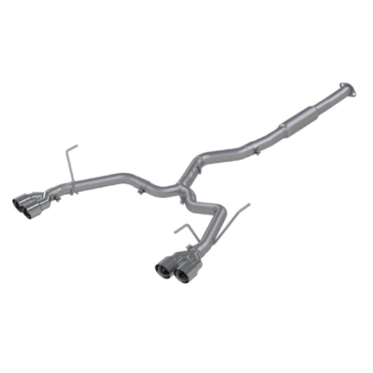 Fits 11-14 Subaru Impreza 3" Cat Back Dual Split Rear T304 Race Version-S4802304 - Cat Back Exhaust Car Part People