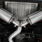 Fits 2013-2016 Scion FR-S 3in. Cat Back; Dual Split Rear; T304; BE Tip-S48043BE