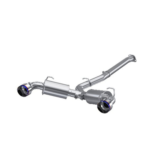 Fits 2013-2016 Scion FR-S 3in. Cat Back; Dual Split Rear; T304; BE Tip-S48043BE - Cat Back Exhaust Car Part People